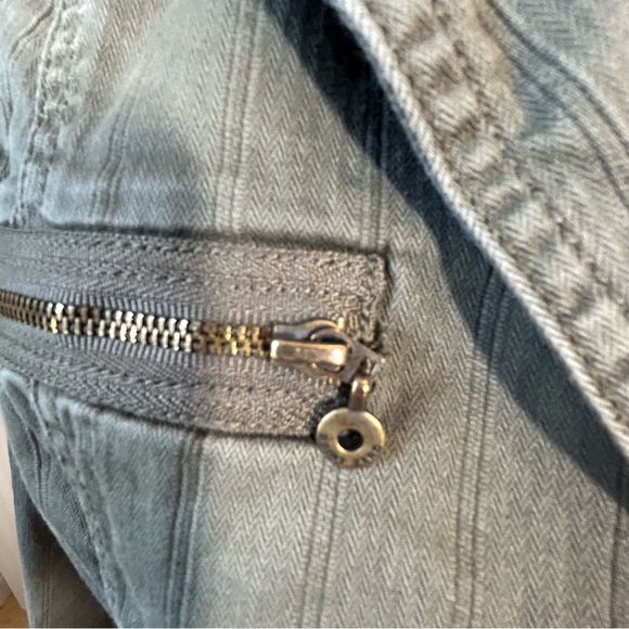 Point zero khaki green brown jacket zippers pockets ready Size L - Picture 2 of 10